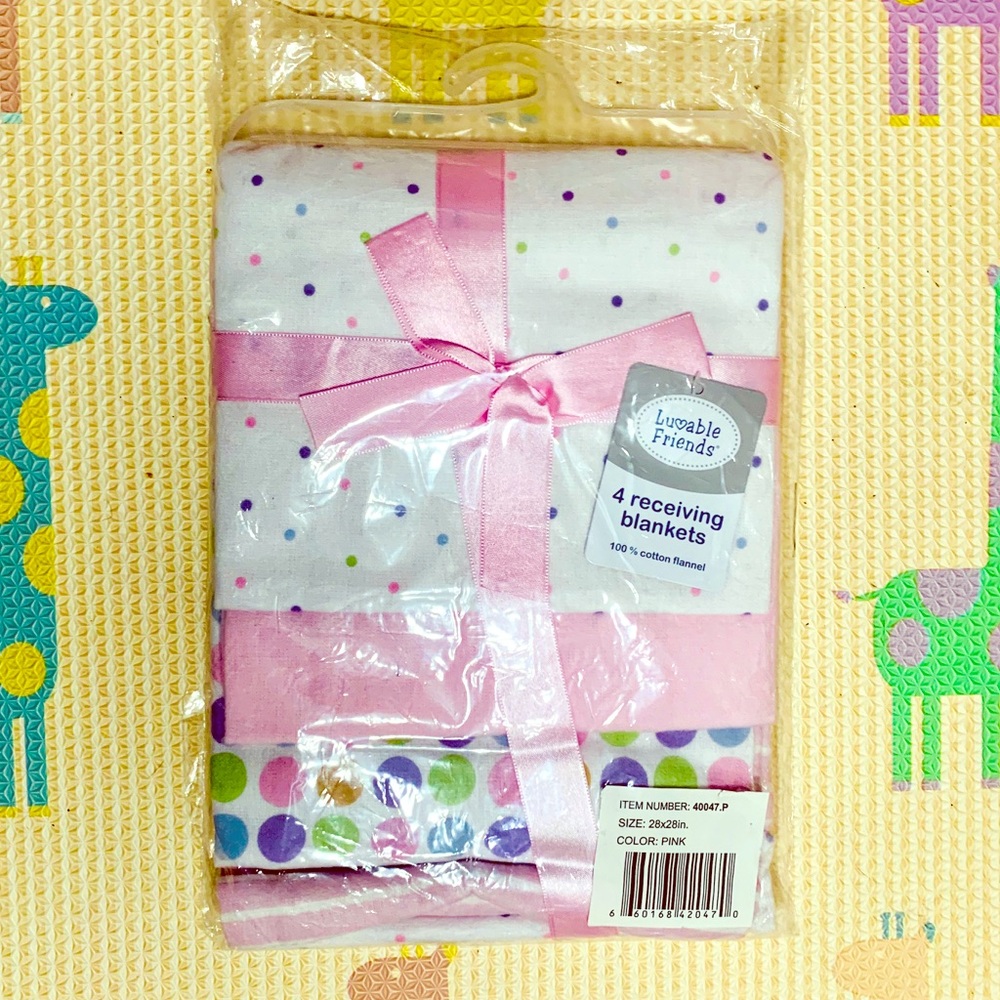 NWT - Receiving Blankets 4-pack